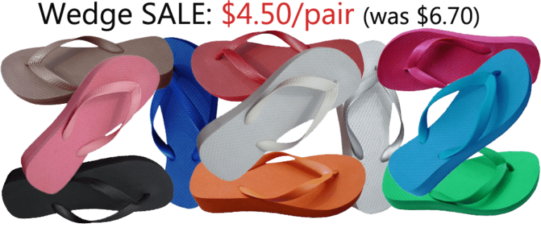 Wholesale Women's Flip Flops - Assorted Size and Colors —