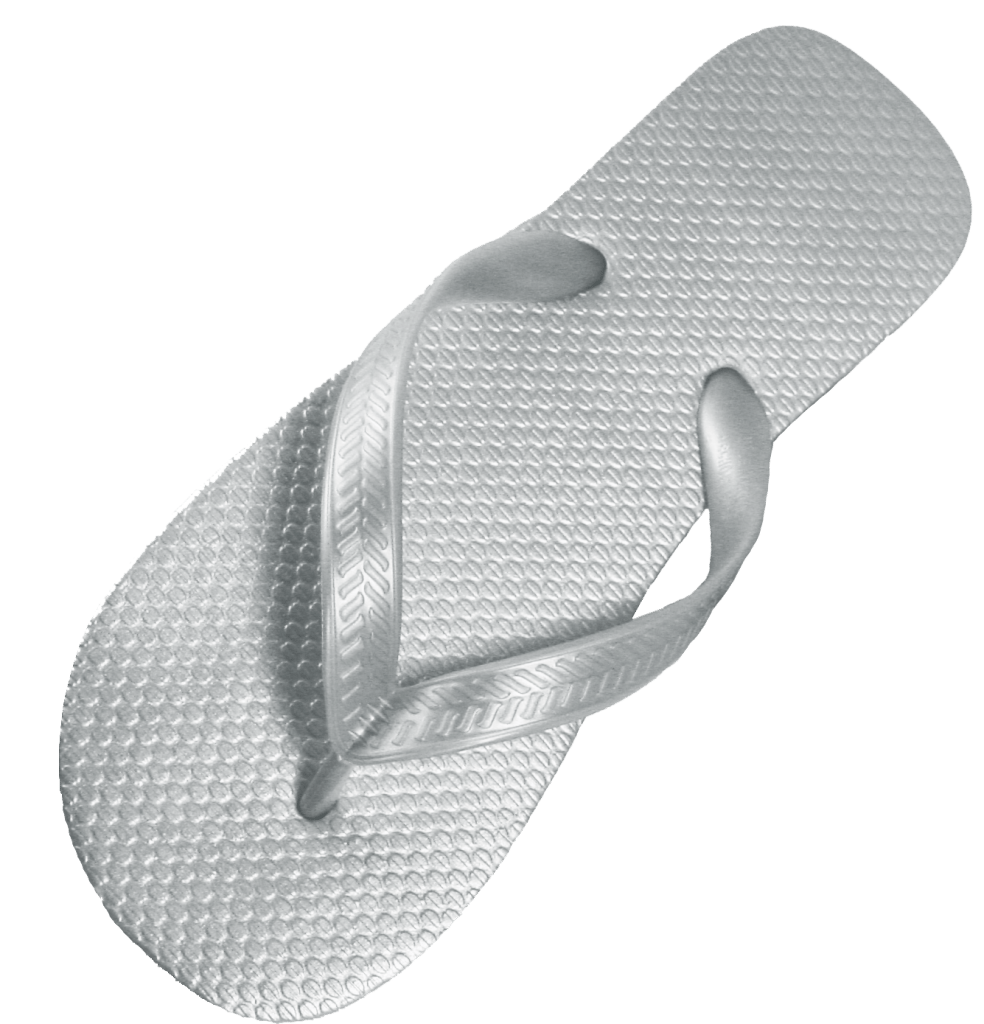 Silver Flip-Flops. - INBOP Flip-Flops | CARIRIS OFFICIAL SITE